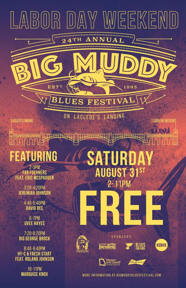 24th Annual Big Muddy Blues Festival Laclede's Landing St. Louis MO